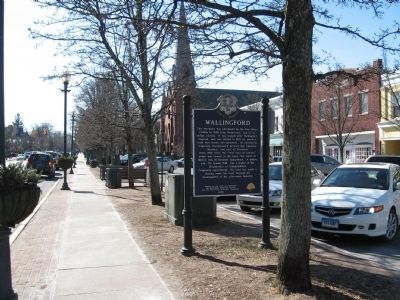 Wallingford Marker. Click for full size. Wallingford Marker image. Click for full size.