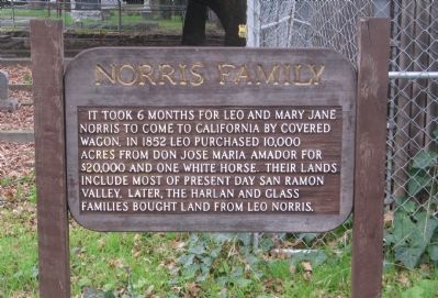 Norris Family Marker. Click for full size. Norris Family Marker image. Click for full size.