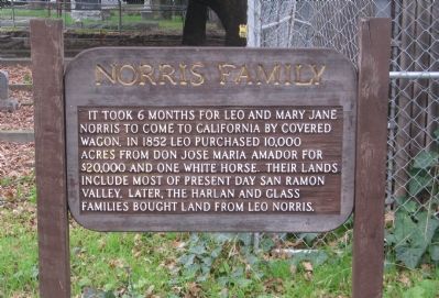 Norris Family Marker image. Click for full size.