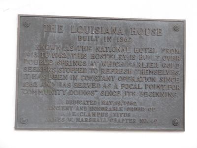The Louisiana House Marker. Click for full size. The Louisiana House Marker image. Click for full size.
