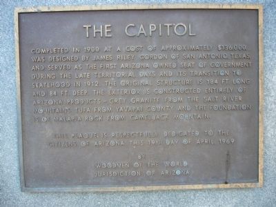 The Capitol Marker. Click for full size. The Capitol Marker image. Click for full size.