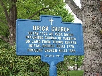 Brick Church Marker image. Click for full size.