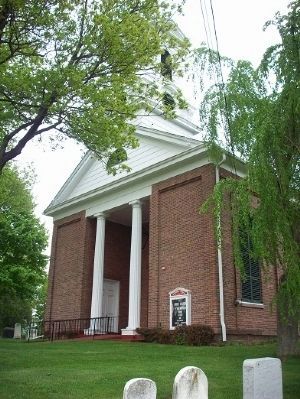 Brick Church Marker. Click for full size. Brick Church Marker image. Click for full size.