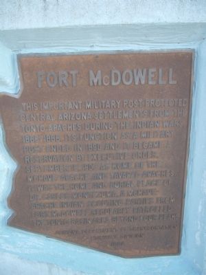 Fort McDowell Marker image. Click for full size.