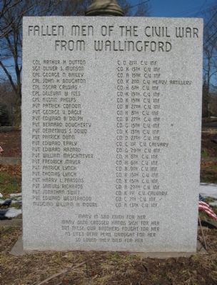 Fallen Men Of The Civil War Marker image. Click for full size.