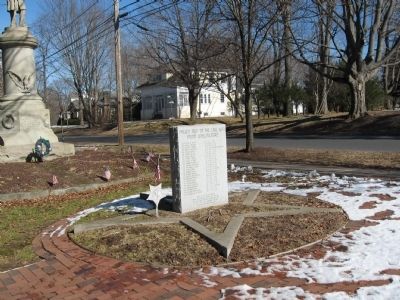Fallen Men Of The Civil War Marker. Click for full size. Fallen Men Of The Civil War Marker image. Click for full size.