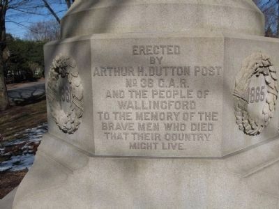 Wallingford Soldiers Monument image. Click for full size.