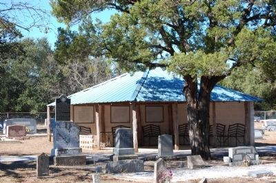 Smithwick Cemetery Tabernacle and Marker. Click for full size. Smithwick Cemetery Tabernacle and Marker image. Click for full size.