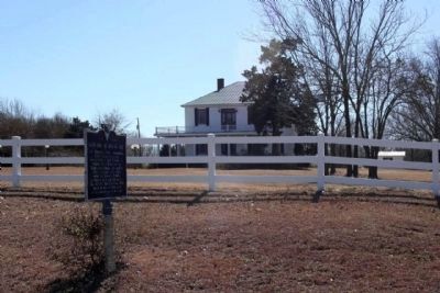 Skirmish at Spring Hill Marker and present day homesite. Click for full size. Skirmish at Spring Hill Marker and present day homesite image. Click for full size.
