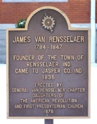 James Van Rensselaer Marker. Click for full size. James Van Rensselaer Marker image. Click for full size.