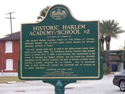 Historic Harlem Academy/School #2 Marker image. Click for full size.