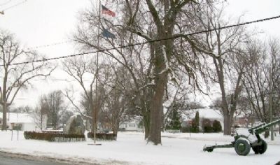 Memorial Park and Marker image. Click for full size.