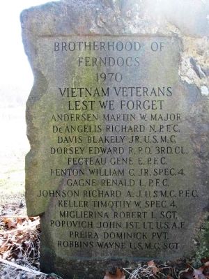 Brotherhood of Ferndocs Marker. Click for full size. Brotherhood of Ferndocs Marker image. Click for full size.