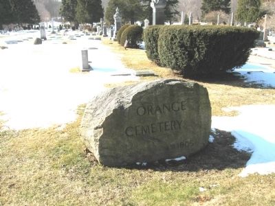 Orange Center Cemetery Stone image. Click for full size.