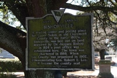 Bishopville Marker image. Click for full size.