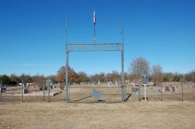 The Tobey Community Cemetery. Click for full size. The Tobey Community Cemetery image. Click for full size.