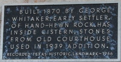 George Whitaker Home Marker. Click for full size. George Whitaker Home Marker image. Click for full size.