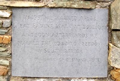 1849 Famine Walk Memorial image. Click for full size.
