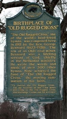 Birthplace of "Old Rugged Cross" Marker image. Click for full size.