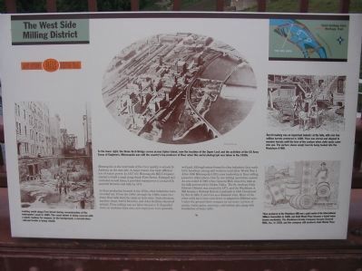The West Side Milling District Marker image. Click for full size.