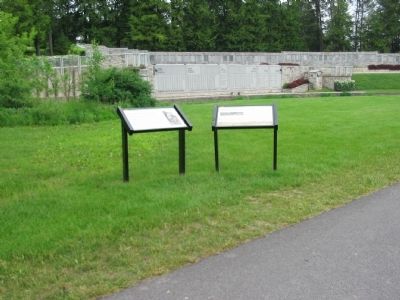 Markers near the 28th Division Shrine. Click for full size. Markers near the 28th Division Shrine image. Click for full size.