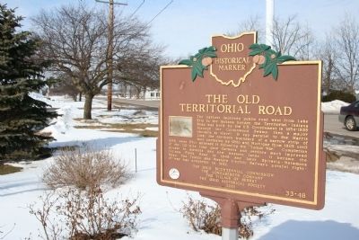 The Old Territorial Road Marker image. Click for full size.
