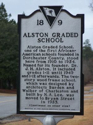 Alston Graded School side image. Click for full size.