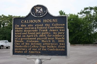 Calhoun House Marker image. Click for full size.