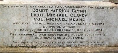Clynn - Clavey - Keane Memorial image. Click for full size.