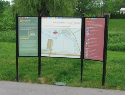 The Pennsylvania Military Museum / 28th Infantry Division Shrine Marker. Click for full size. The Pennsylvania Military Museum / 28th Infantry Division Shrine Marker image. Click for full size.