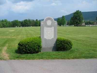 Back of Memorial. Click for full size. Back of Memorial image. Click for full size.
