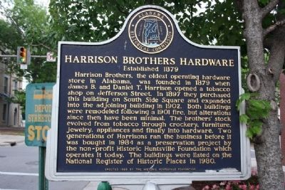 Harrison Brothers Hardware Marker image. Click for full size.