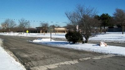 Great Sauk (Sac) Trail Marker in its prior location. Click for full size. Great Sauk (Sac) Trail Marker in its prior location image. Click for full size.