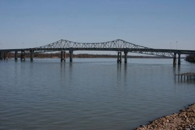 The Keller Memorial Bridge crossing the Tennessee River. image. Click for full size.