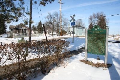 Erie & Kalamazoo Railroad Marker image. Click for full size.