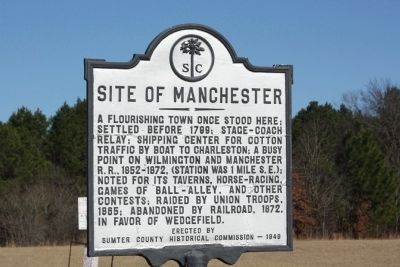 Site of Manchester Marker image. Click for full size.