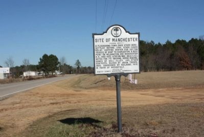Site of Manchester Marker, looking north along South Kings Highway (State Road 261) image. Click for full size.