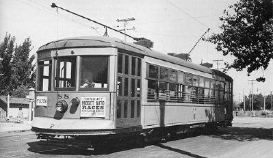 Fresno Trolley Car - Same Model as on Marker image. Click for full size.