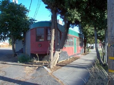 Fresno Traction Company Car Used as a Diner image. Click for full size.