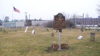 Old Washington Cemetery and Marker image. Click for full size.