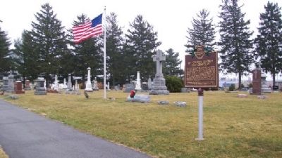 St. Colman Church and Cemetery Marker. Click for full size. St. Colman Church and Cemetery Marker image. Click for full size.