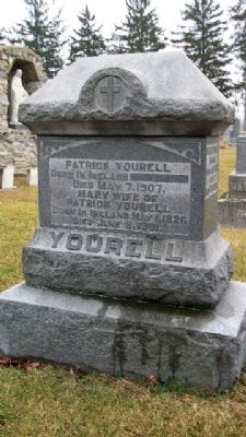 Yourell Grave Marker in St. Colman Cemetery. Click for full size. Yourell Grave Marker in St. Colman Cemetery image. Click for full size.
