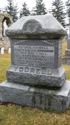 Yourell Grave Marker in St. Colman Cemetery image. Click for full size.