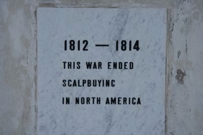 War of 1812 Memorial Marker image. Click for full size.