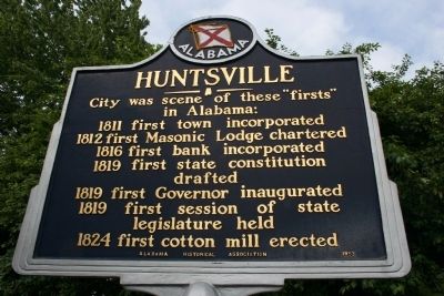 Huntsville Marker image. Click for full size.