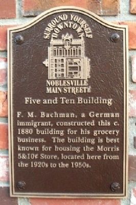 Five and Ten Building Marker image. Click for full size.