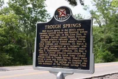 Trough Springs Marker image. Click for full size.