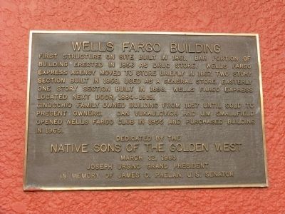 Wells Fargo Building Marker image. Click for full size.