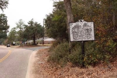 General Sumter Memorial Academy Marker seen at Action Road near Meeting House Road. Click for full size. General Sumter Memorial Academy Marker seen at Action Road near Meeting House Road image. Click for full size.