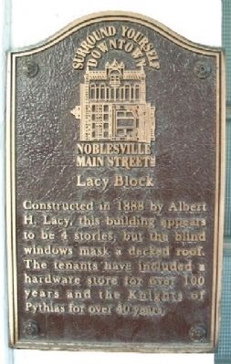 Lacy Block Marker. Click for full size. Lacy Block Marker image. Click for full size.